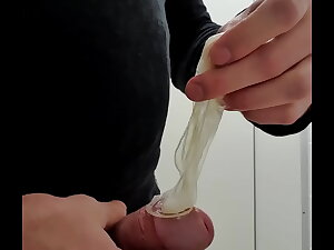 play far used cumfilled condom from stranger
