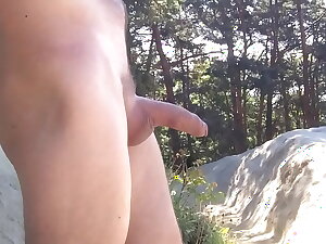 nu sur un rocher de franksexe