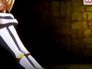 Hentai babe gets poked unchanging by a strapped on dildo