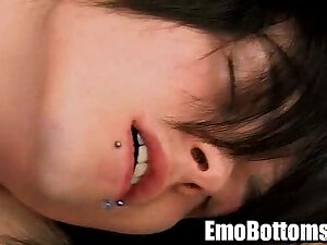 Several sexy emo twinks are having some hot anal sex