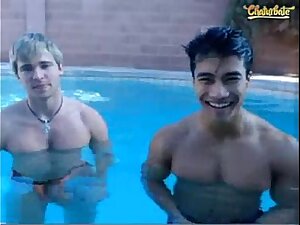 two boys chew the fat sex blot out muscle handsome