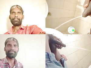 Rajesh Playboy 993 Two Pissing in the Bathroom Videos Merged in One Single Video. Massaging Cock Rubbing Balls Big Cock Hairy Learn of