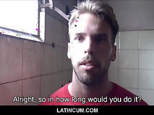 Hot Young Latino Construction Worker Seduced By Cash From Client POV