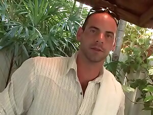 Str8 hairy 9in cock fucks hairy ass dude