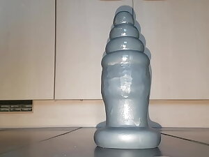 Me fucking myself with a huge buttplug (Part 1)