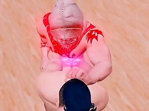 3D GAY PORN - SOLDIER WITH HELMET FUCKING YUMMY IN THE GYM