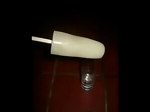 BLONDE GAGGING, SWALLOW CUM P.E.I