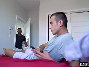 Twink Stepson to Fuck By His Beefy Step Daddy - Sean Peek, Mateo Zagal